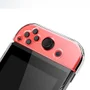 Capa Protetora Dock Flip Case Para Nintendo Switch OLED Joy-con Removível Transparente Branca