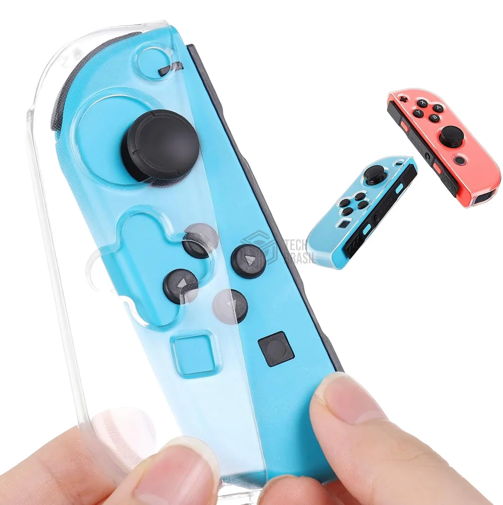 Capa Protetora Acrílico Para Nintendo Switch Joy-con Case Transparente Cristal