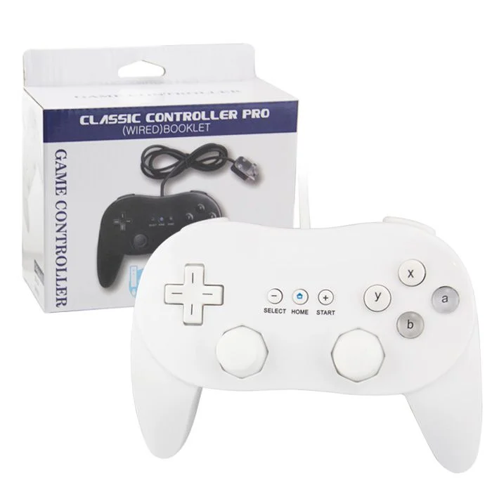 Controle Clássico Classic Grip Para Nintendo Wii E Wii U Branco Controle Clássico Classic Grip Para Nintendo Wii E Wii U Branco