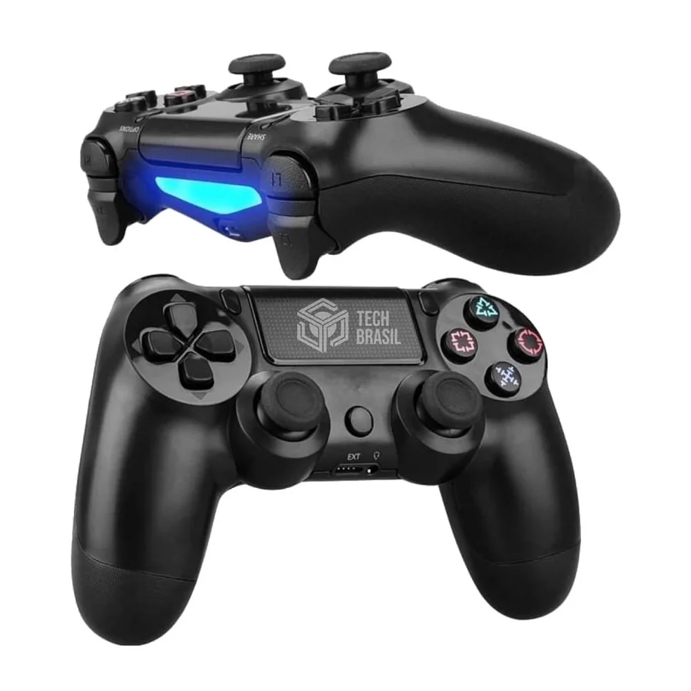 Controle Sem Fio Para Playstation 4 PC Tv Samsung Gaming Hub Game Pass Smart Bluetooth Preto