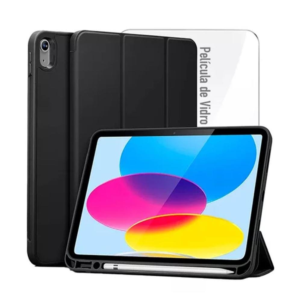 Capa Smart Cover Case P/ Ipad 10 Ger. 10.9 10,9 + Película
