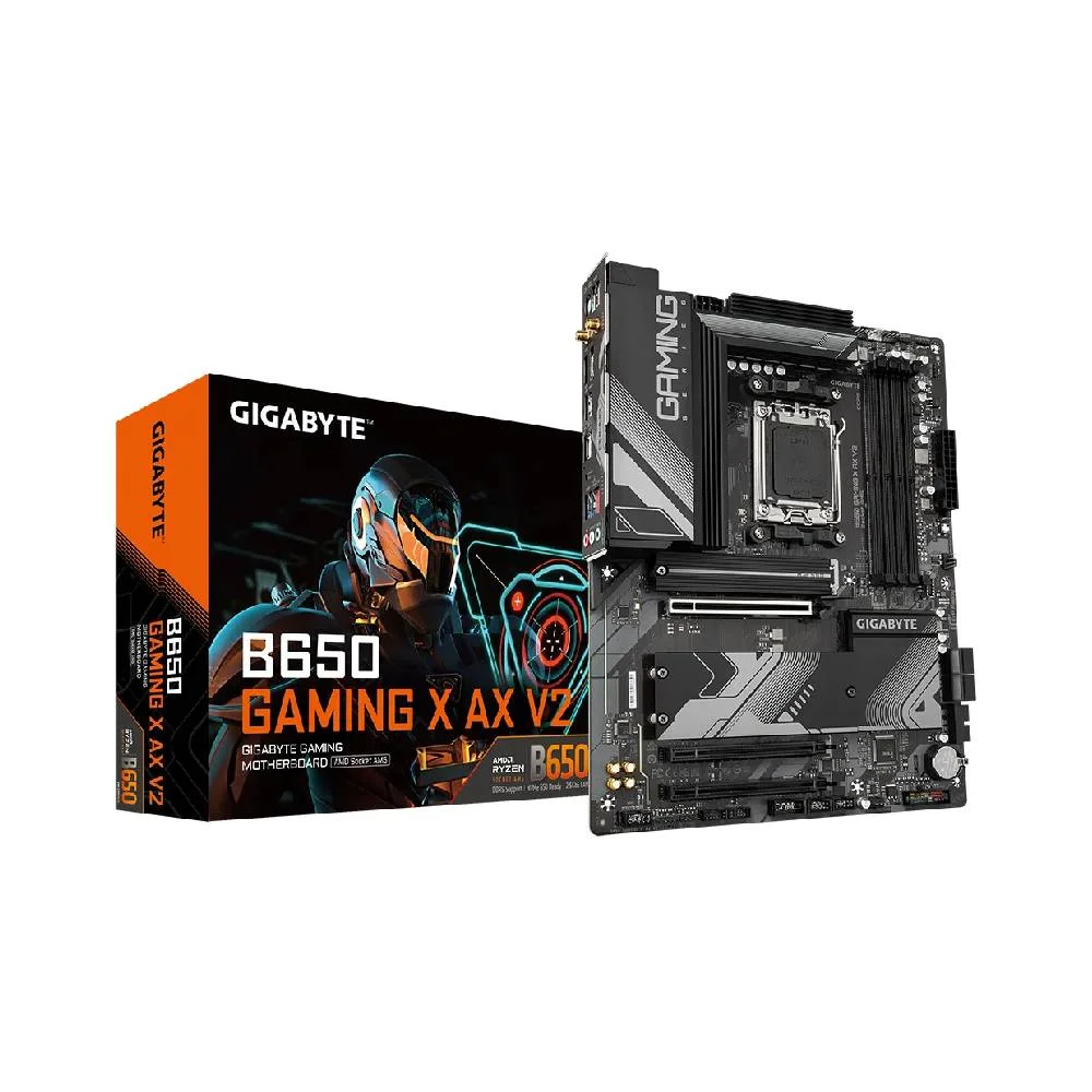 Placa Mãe Gigabyte B650 Gaming X Ax V2 Am5 4xDDR5 Chipset Amd B650 Atx Placa Mãe Gigabyte B650 Gaming X Ax V2 Am5 4xDDR5 Chipset Amd B650 Atx