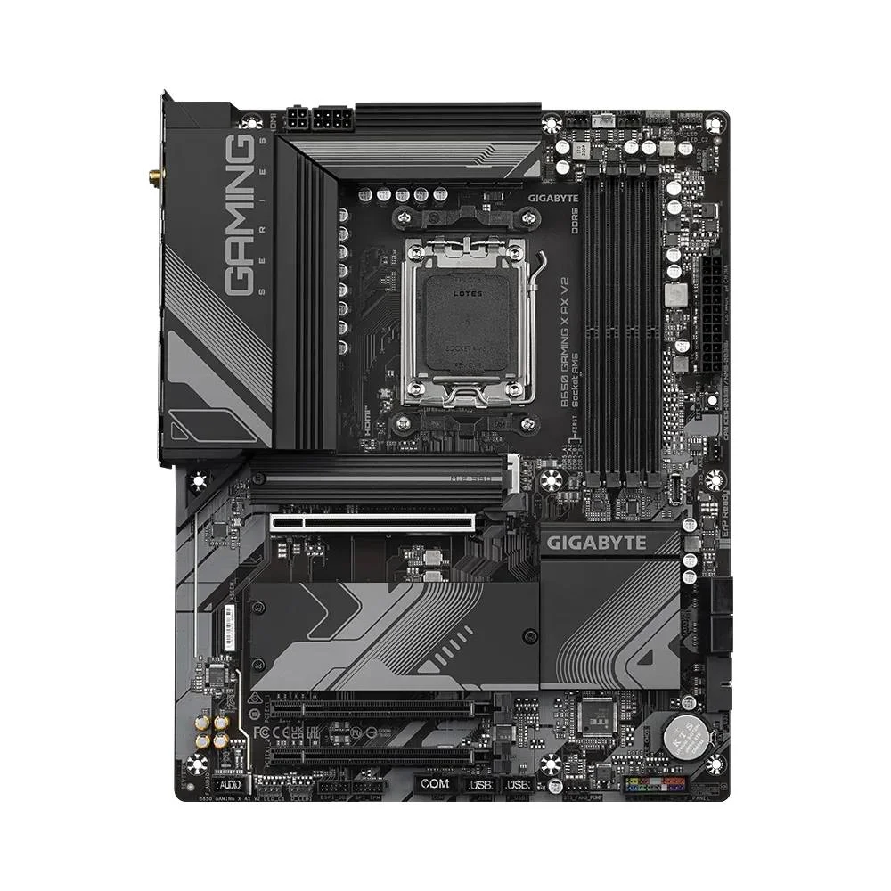 Placa Mãe Gigabyte B650 Gaming X Ax V2 Am5 4xDDR5 Chipset Amd B650 Atx Placa Mãe Gigabyte B650 Gaming X Ax V2 Am5 4xDDR5 Chipset Amd B650 Atx