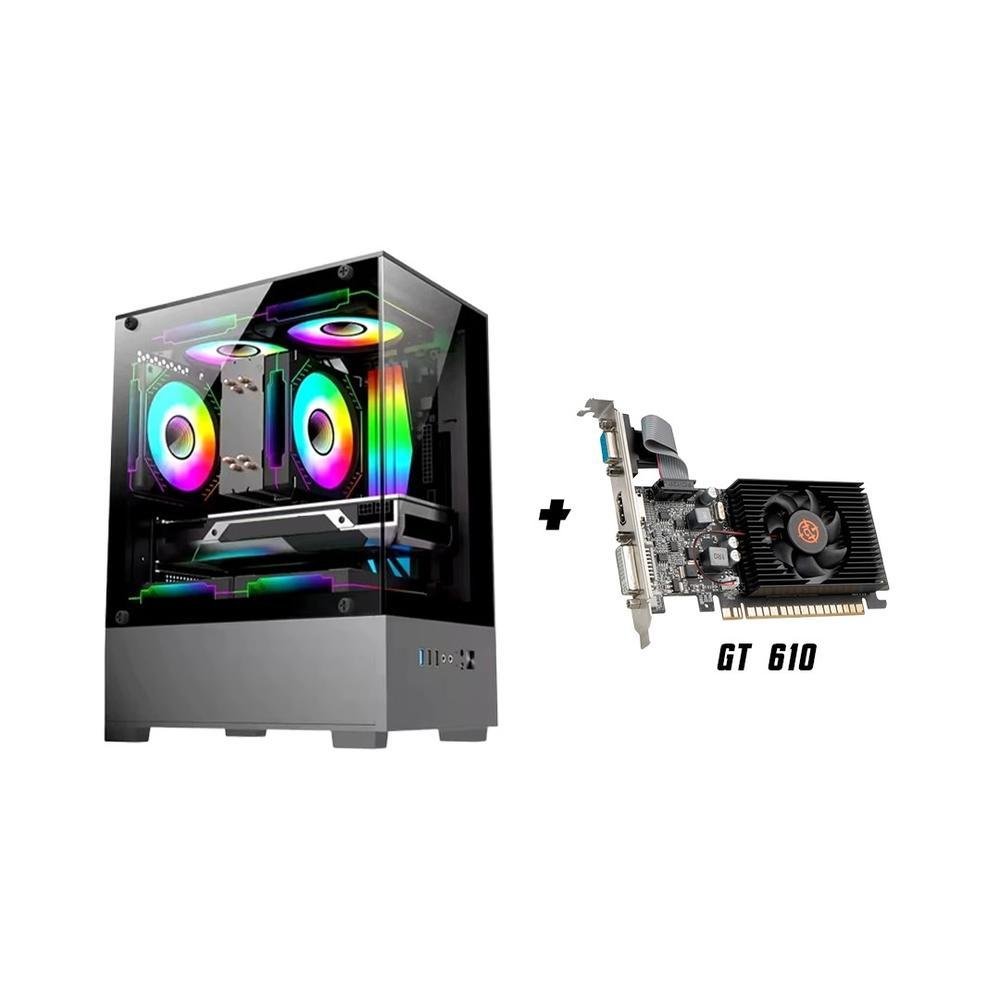 Computador Cpu PC Gamer I5 Ram 16gb Placa De Vídeo Gt 610 2gb SSD 240GB - view 3
