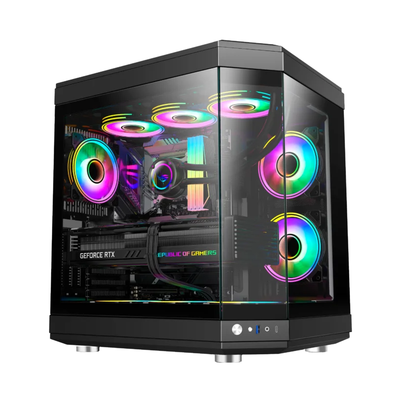 PC Gamer Ryzen 7 5800x, RTX 4060 Ti, 64gb RGB Ddr4, SSD Nvme 1TB, 700w 80 Plus, Full Black, Unr06-e