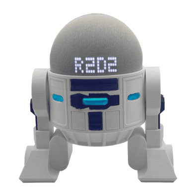 Suporte-Alexa-Echo-Dot-R2d2-
