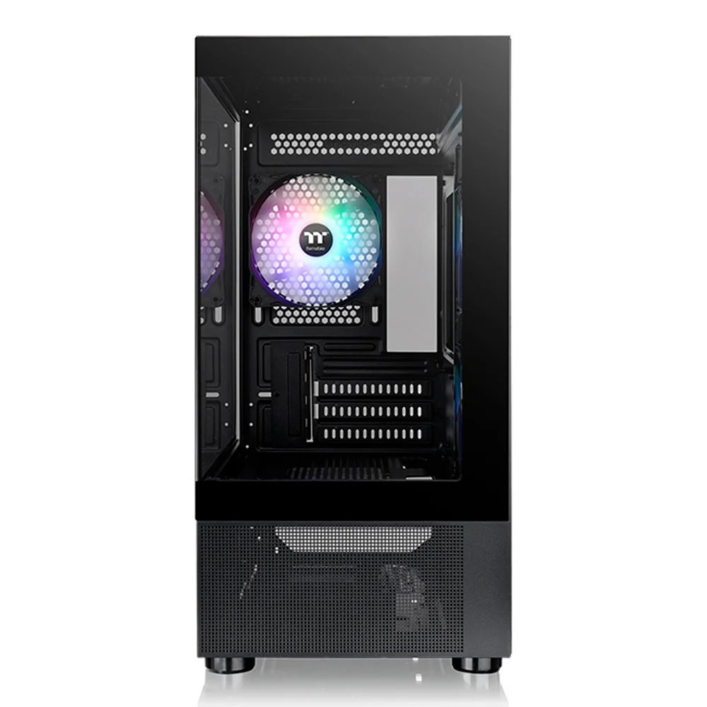 Gabinete Preto View 170 Tg ARGB Tt 3 Fans 120mm - Ca-1z4-00m1wn-00 Gabinete Preto View 170 Tg ARGB Tt 3 Fans 120mm - Ca-1z4-00m1wn-00