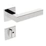 Fechadura Banheiro Inox Home Ix420 55mm Roseta Quadrada Rq2 Inox Polido Stam
