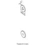 Fechadura Concept Banheiro 40mm Roseta Cromada Rr1 401-40cb Raio Cr Pado