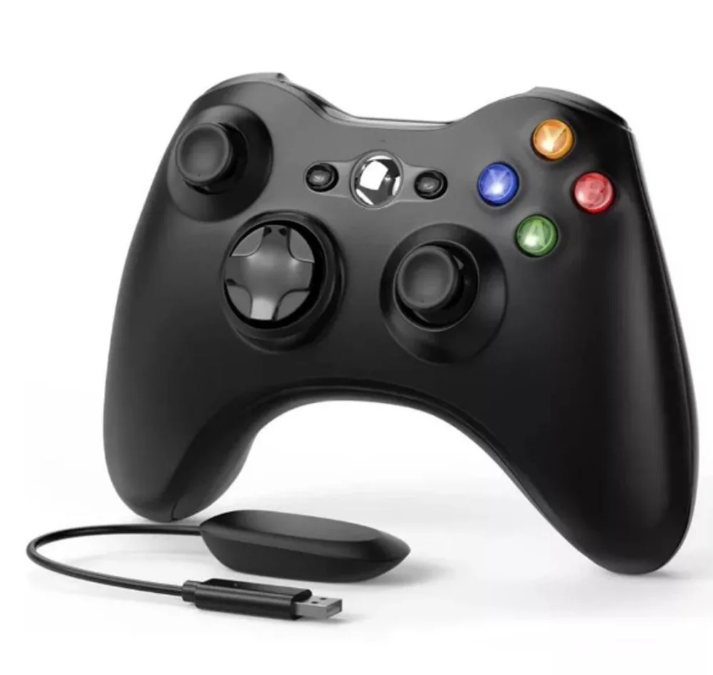 Controle Sem Fio Receptor Wireless Compativel Video Game XBOX 360 Controle Sem Fio Receptor Wireless Compativel Video Game XBOX 360