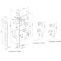 Fechadura Duna 3 Externa 40mm Cromo Acetinado M09j5z R0069 Ez1300 Imab