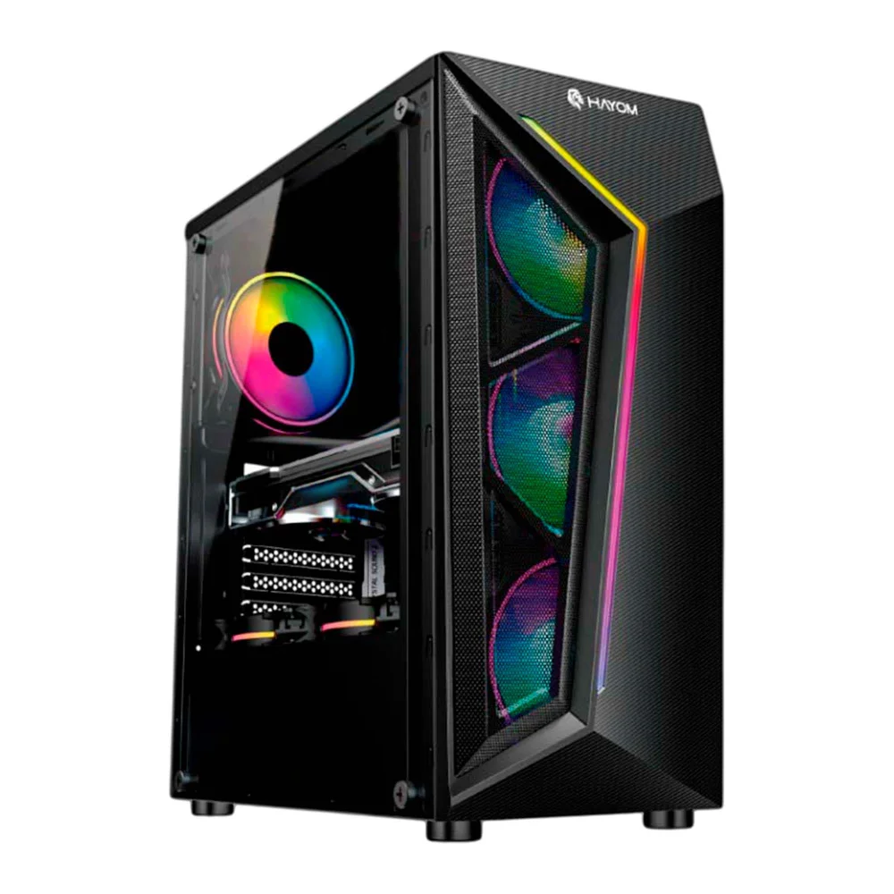 "Computador PC Gamer I9 11ª Geração 64gb Ram Nvme 2TB RTX 3060 Monitor 24"" 165hz Curvo Com Áudio - Preto" - view 2