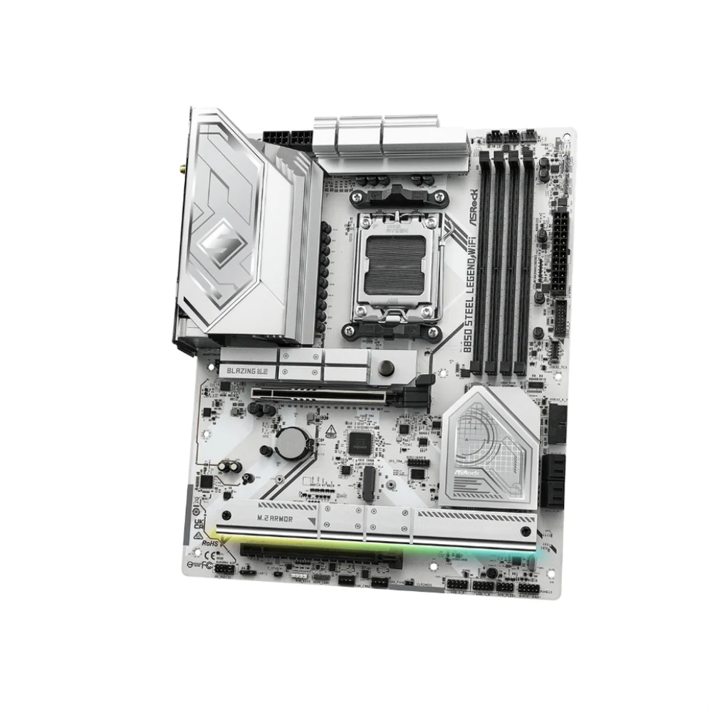 ASRock B850 Steel Legend WiFi マザーボード ATX KaBuM Aperte o K e evolua em Tecnologia e Games