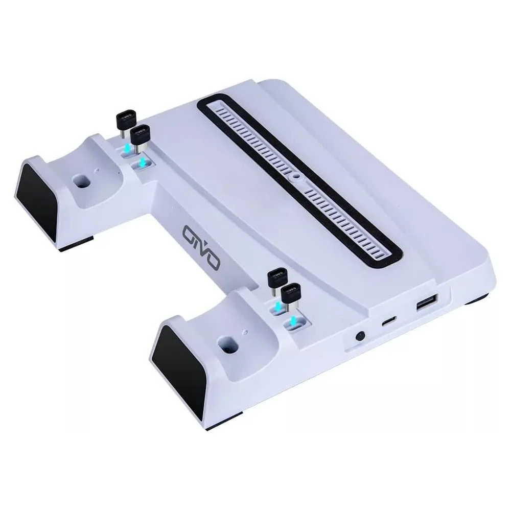 Base Suporte Ps5 Com Resfriador Carregador De Controle Oivo