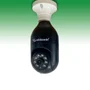 Camera Segurança Panoramica Lampada Wifi Espia C/rastreio Preta Orb777black Orbitronic