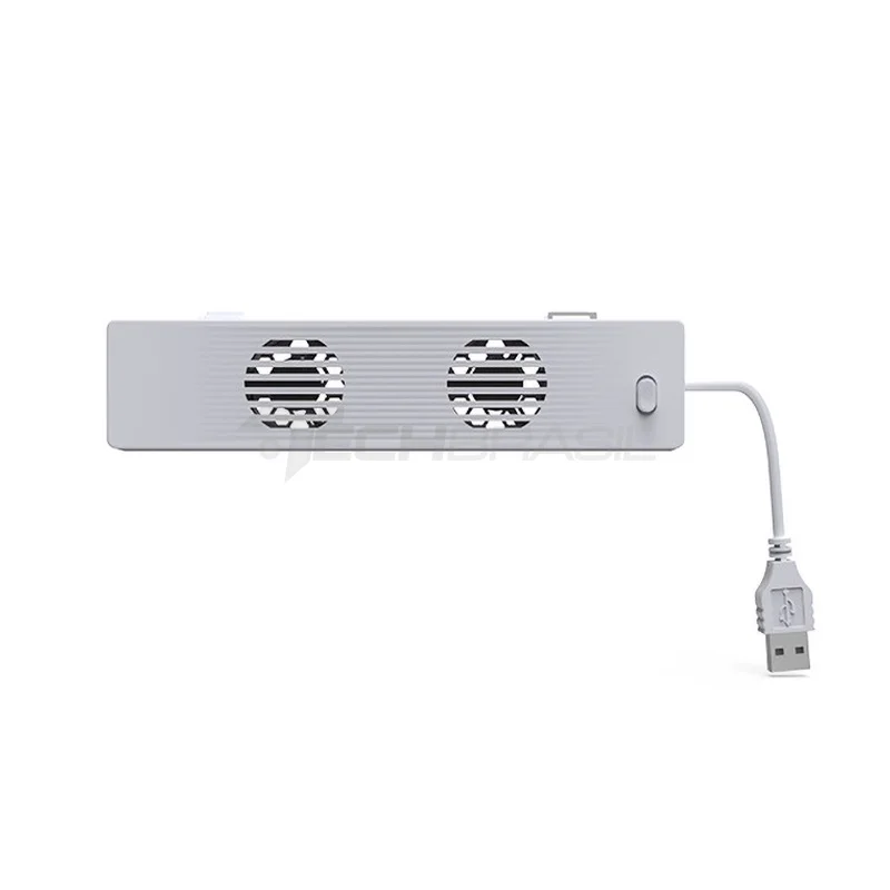 Cooler Usb Nintendo Switch OLED Exautor De Calor Refrigeração Fan Branco