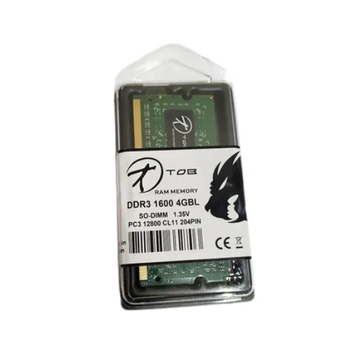 Memória Notebook Tob 4gb 1600mhz Ddr3 TobDDR3l/1600-4gb Memória Notebook Tob 4gb 1600mhz Ddr3 TobDDR3l/1600-4gb
