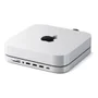 Adaptador Hub Usb- Satechi P/ Mac Mini Com Slot SSD Prata