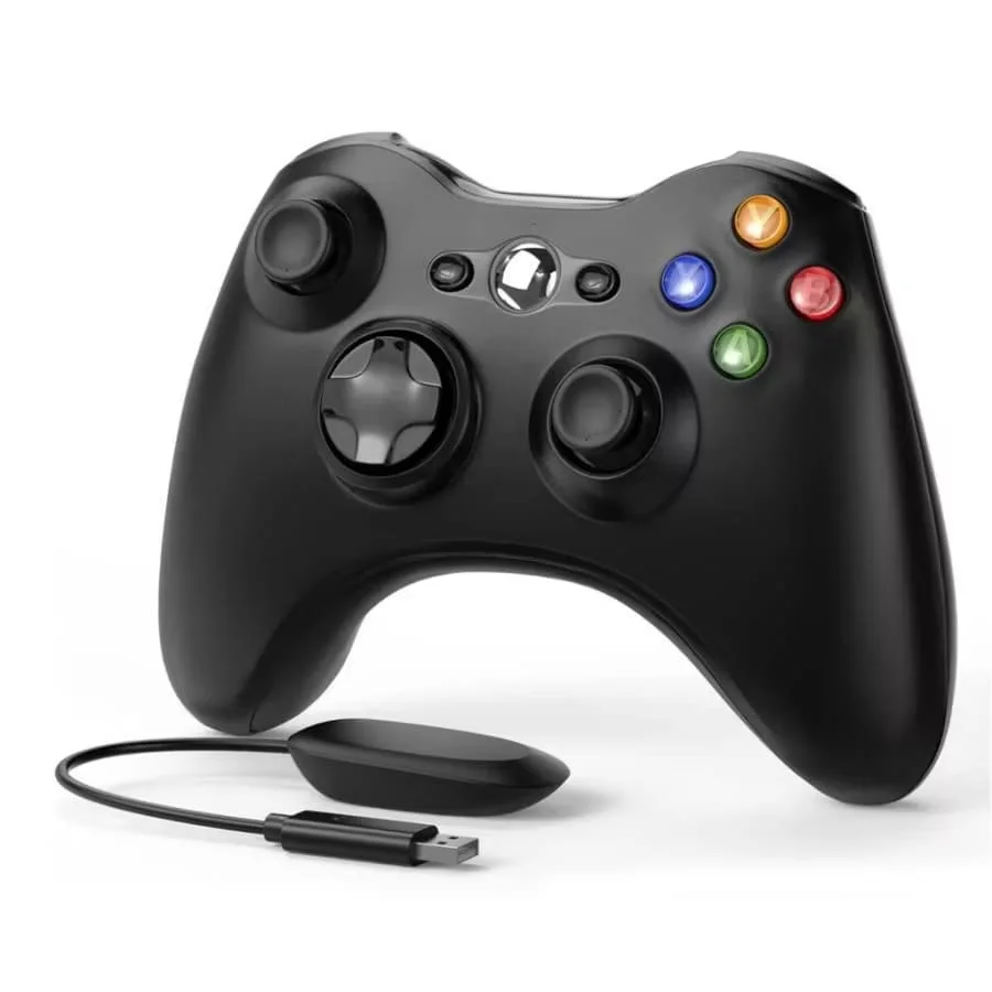Controle XBOX 360 Com Fio Preto Video Game Controle XBOX 360 Com Fio Preto Video Game