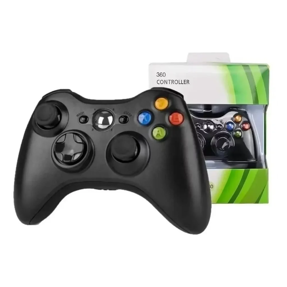 Controle XBOX 360 Com Fio Preto Video Game Controle XBOX 360 Com Fio Preto Video Game