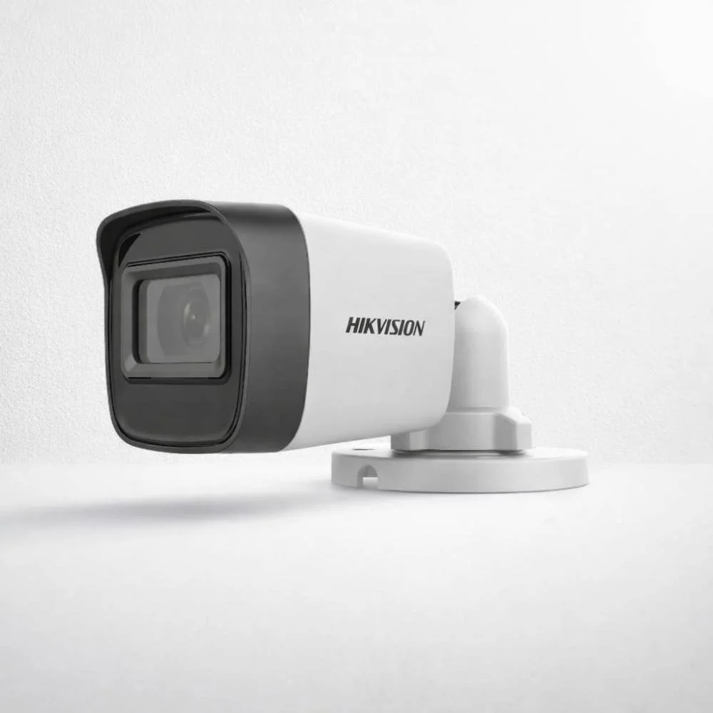 Câmera De Segurança Hikvision Analógica Mini Bullet 2mp Full Hd 1080p Branco - Ds-2ce16d0t-exipf (2.8mm)