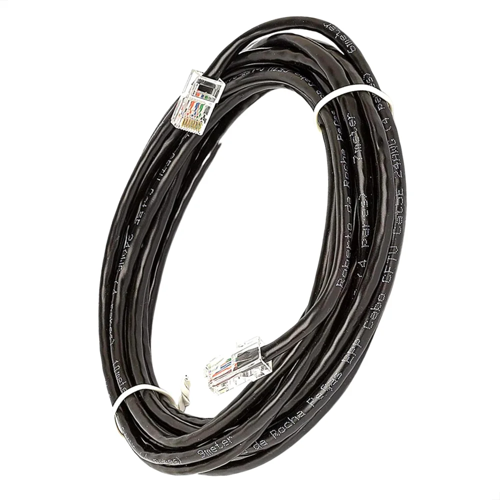 Cabo De Rede Cat5e Montado Preto - 40 Metros