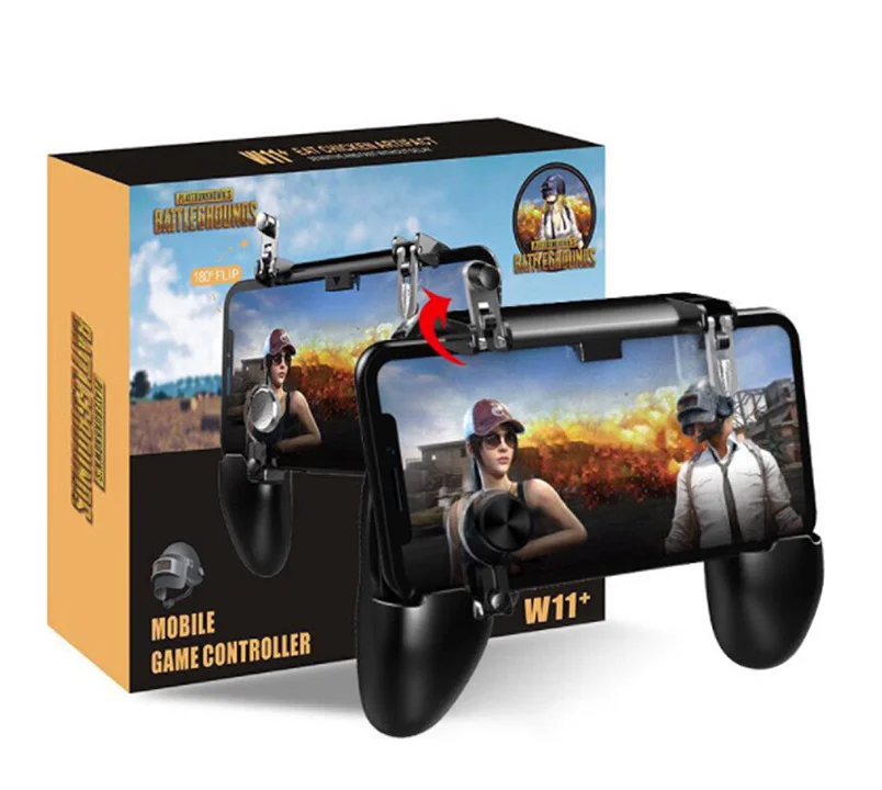 Controle Gamepad W11 Com Gatilho L1 R1 + Analógico Pubg, Free Fire Cod Controle Gamepad W11 Com Gatilho L1 R1 + Analógico Pubg, Free Fire Cod