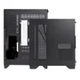 Gabinete Duex Dxga270-2 Bk, Sem Fonte, Sem Ventoinhas, Preto