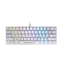 Teclado K-mex Mecanico Gamer Spectrafury Branco Kbw8 Rbg