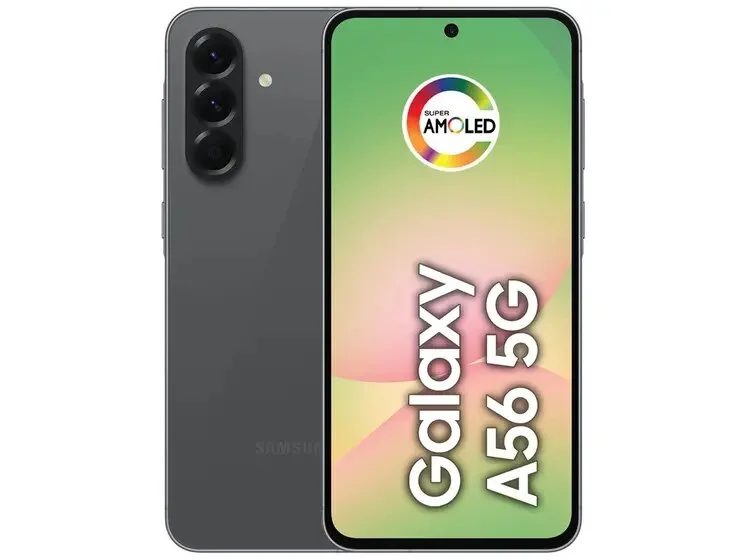Smartphone Samsung Galaxy A56 128GB - Preto, 5g, Câmera Tripla 50mp, Ram 8GB, Tela 6.7" Smartphone Samsung Galaxy A56 128GB - Preto, 5g, Câmera Tripla 50mp, Ram 8GB, Tela 6.7"