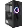 Gabinete Kalkan Muspel Mid Tower Vidro Temperado S/fans Preto