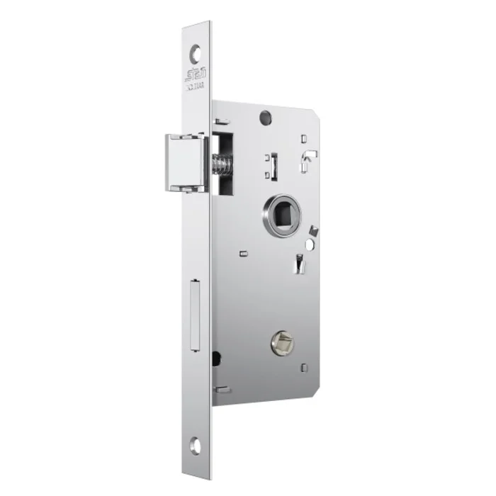 Fechadura 823/ix40 Banheiro Roseta Redonda Escovada 40mm Stam