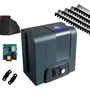 Kit Motor Rossi Dz Nano Nitro Bivolt Para Portão 650kg Deslizante 5 Controles +5 Metros Cremalheira