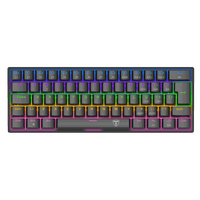 Teclado Mecanico Gamer Arena Preto Rainbow Sw Brown T-tgk321-br Abnt-2