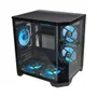 Gabinete Gamer K-mex Aquario Cg-0620 Angulo Preto Micro Atx Sem Fan