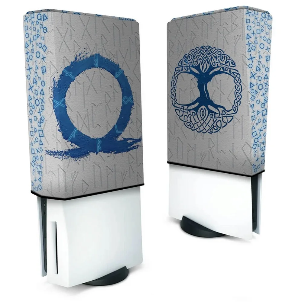 Capa Protetora Anti Poeira Ps5 Fat Vertical - God Of War Ragnarok Capa Protetora Anti Poeira Ps5 Fat Vertical - God Of War Ragnarok