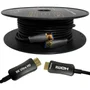 Cabo HDMI 2.1 Fibra Óptica 8k 60hz 48g Ouro Tv Ps4 30 Metros
