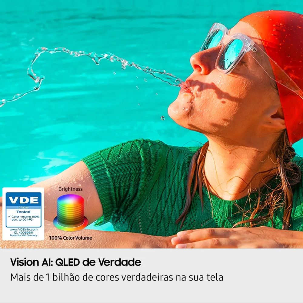 Samsung Vision AI TV 65" QLED Ultra 4K Q8F 2025, Pontos Quânticos, Processador com AI, Xbox Cloud Gaming