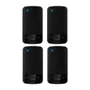 Kit 4 Controles Remoto Ep04 De 4 Botões Para Automatizador De Portão Black Intelbras