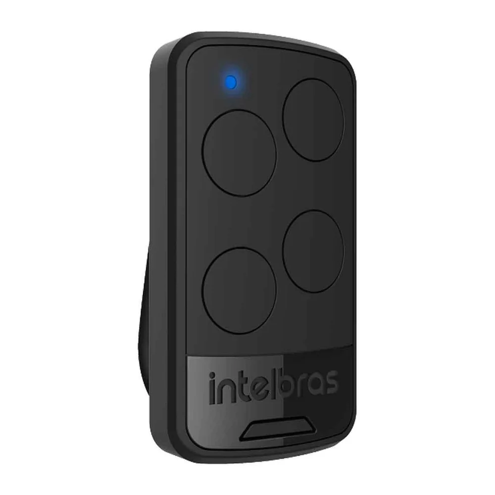 Kit 4 Controles Remoto Ep04 De 4 Botões Para Automatizador De Portão Black Intelbras