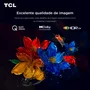 Smart TV TCL 65 Polegadas QLED 4K P7K WiFi Bluetooth Google TV HDR10+ Dolby Atmos Dolby Vision 65P7K