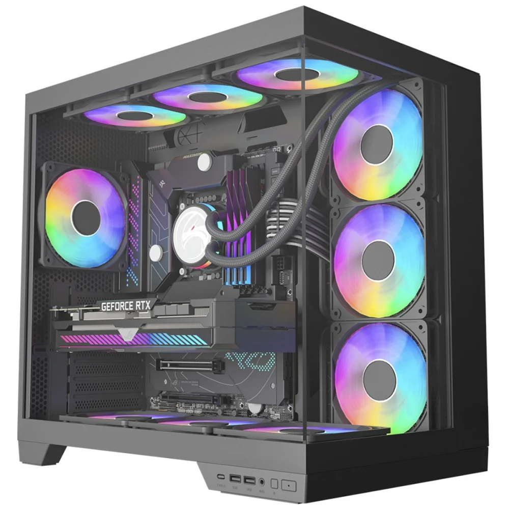 PC Gamer Aquário Intel i5 14600KF, RTX 5060 Ti, B760m, 32gb Ddr5, Nvme 1TB - Balão.info - view 3