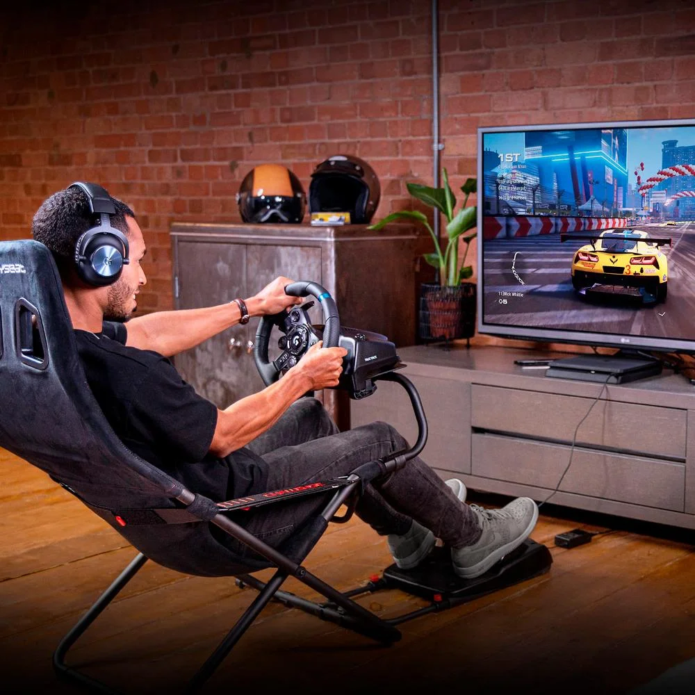 Logitech - Volante E Pedais G923 Para Ps5, Ps4 E PC - Preto-941-000147