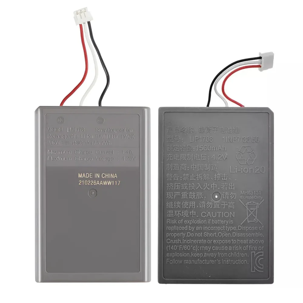 Kit 2 Baterias Recarregáveis 1560mah Compatível Com Controle Dualsense Ps5 Playstation 5