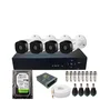 Kit 4 Câmeras Intelbras 1120b Dvr 04 Canais Alta Performance Hd 1TB Instalado