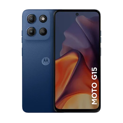 Motorola G15 8GB/256GB ブルー SIMフリー ケース付き Motorola-Moto-G15-Global-8GB-