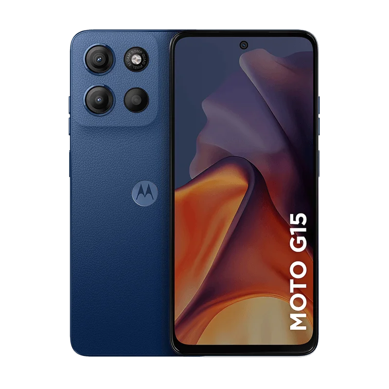 Motorola G15 8GB/256GB ブルー SIMフリー ケース付き Produtos com até 15 OFF no PIX KaBuM