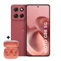 Smartphone Motorola Moto G86 5g 256gb - Vermelho, 24gb (8GB Ram+16gb Ram Boost), Câmera 50mp, Tela 6,7” Edição Especial Com Fone Moto Buds