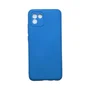 Capa Samsung A03 Silicone Aveludada Protege Câmera Colorida Capinha Anti Impacto A03:azul
