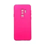 Capa Samsung S9 Plus Silicone Aveludada Protege Câmera Colorida Capinha Anti Impacto S9 Plus:pink